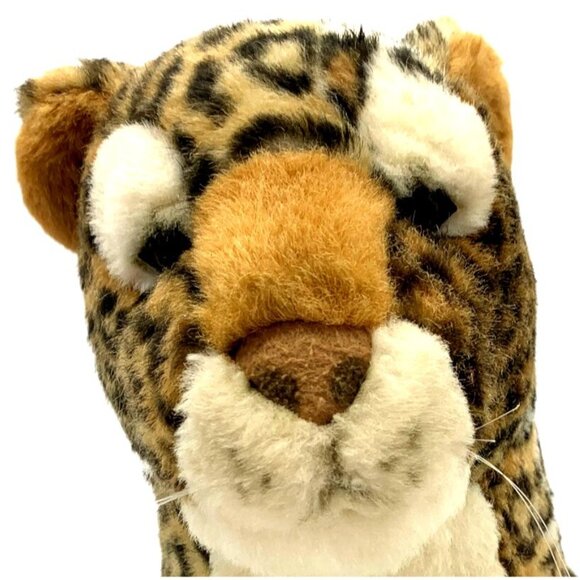 Leopard Plush Stuffed Animal Toy Realistic Cat Print vintage collectors lifelike - Picture 7 of 16